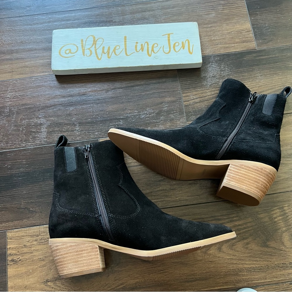 Lisa Vicky Steady Western Booties Nwot - image 2